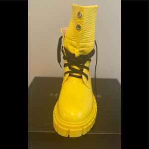 Azalea Wang Women Birdie Yellow US 8 Boot